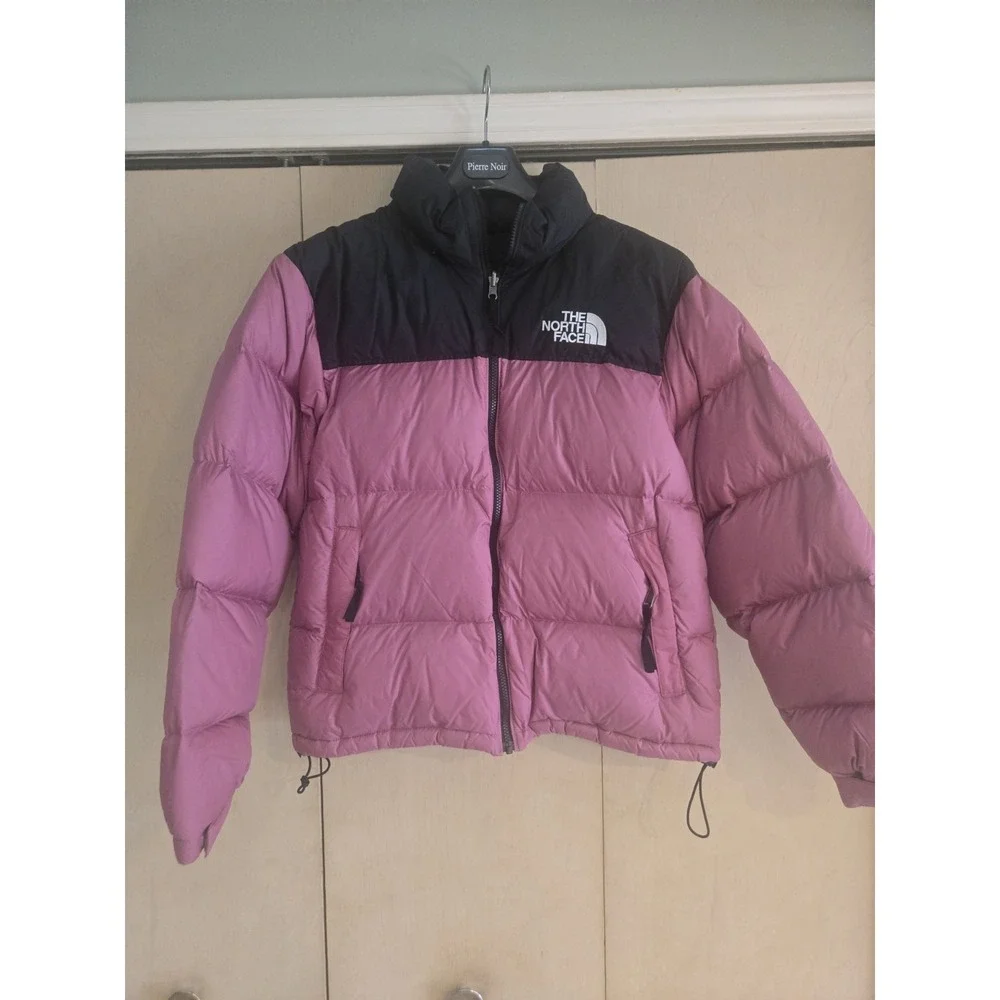 The North Face 1996 Retro Nuptse 700 Down Puffer Jacket Pink Black Men's M